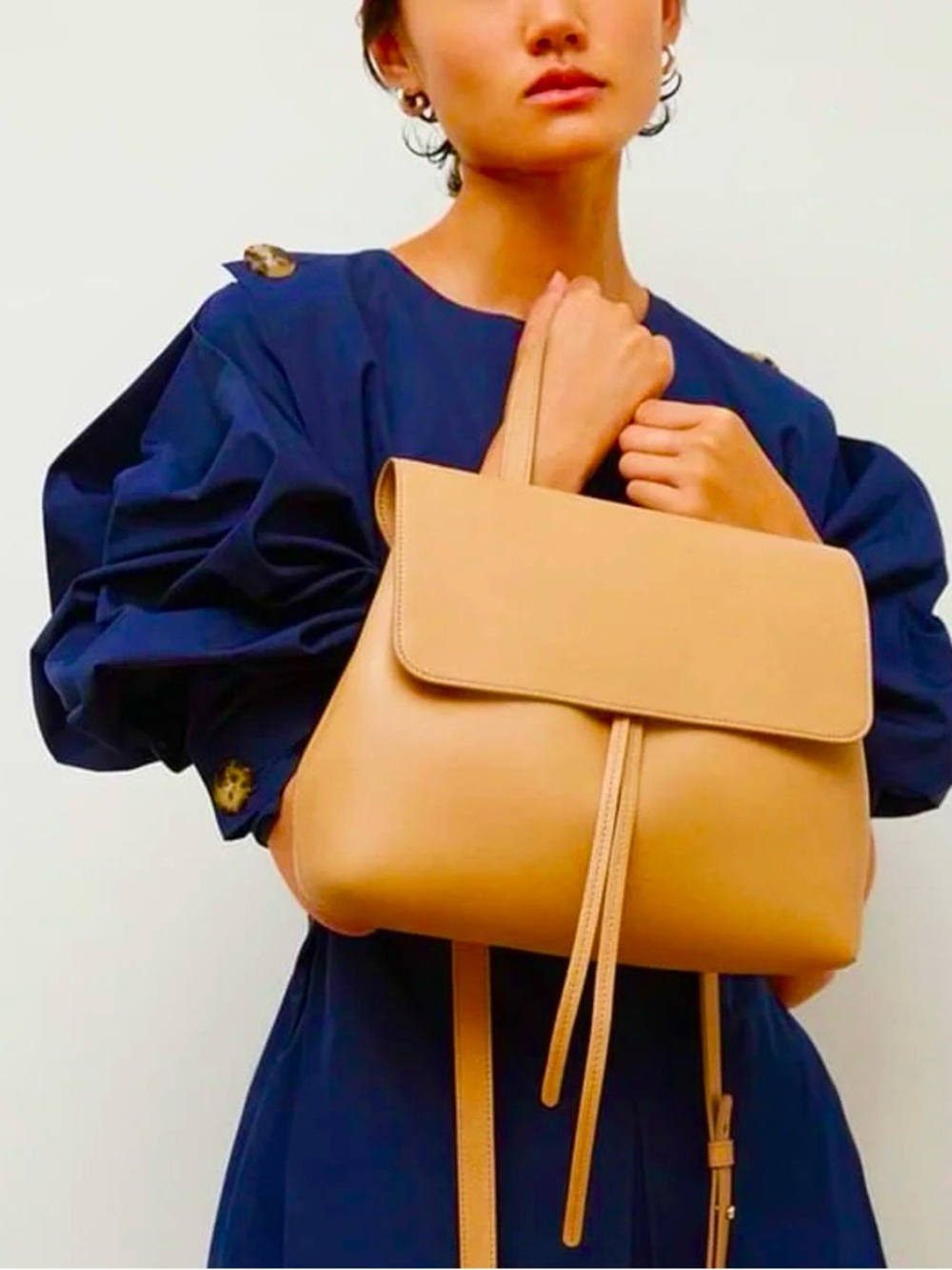 Mansur Gavriel Trove Lady Bag leather satchel purse in